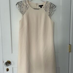 Ivory mini dress, size 6